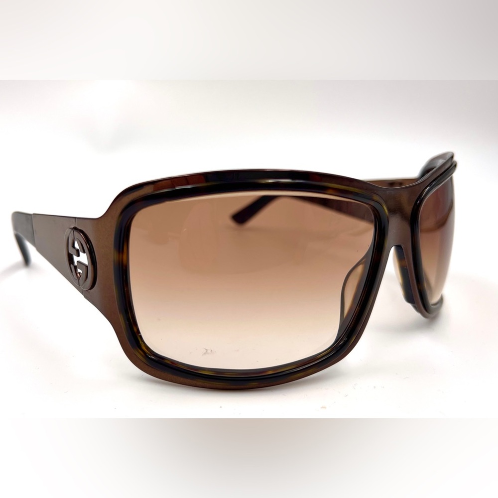 Vintage Gucci Bronze and Black Sunglasses - Picture 11 of 11